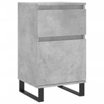 vidaXL Buffets 2 Pièces gris béton 40x35x70 cm bois d'ingénierie