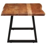 vidaXL Table basse 110x55x40 cm bois massif d'acacia