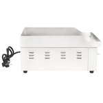 vidaXL Plancha électrique Acier inoxydable 2000 W 36 x 47 x 22 cm