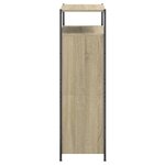 vidaXL Armoire à chaussures chêne sonoma 75x34x112cm bois d'ingénierie