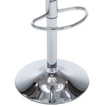 vidaXL Tabourets de bar 2 Pièces blanc similicuir