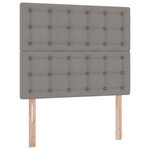 vidaXL Lit de Rangement Taupe 120 x 200 cm Cuir synthétique