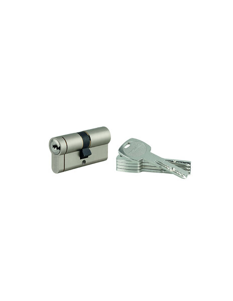 THIRARD - Cylindre de serrure débrayable Transit 1  30x30mm  5 clés  nickelé