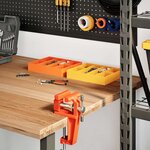 vidaXL Dessus de bureau marron clair bois chêne massif rectangulaire