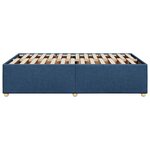 vidaXL Cadre de lit Bleu 120 x 200 cm Tissu