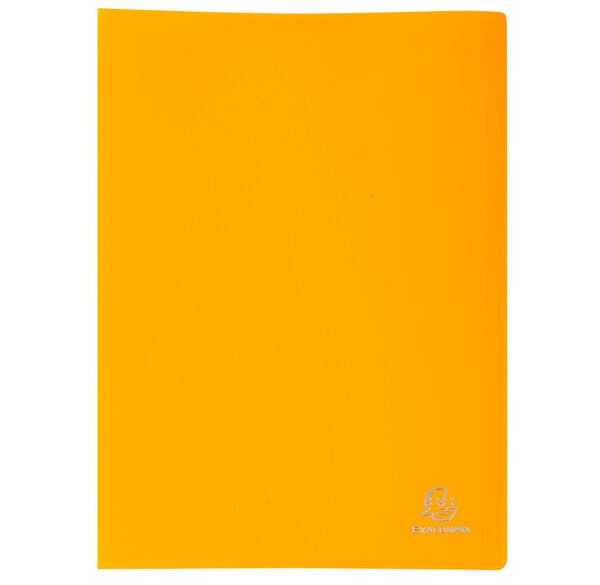 Porte vues PP A4 60 vues Jaune EXACOMPTA