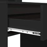 vidaXL Tables de maquillage pour chambre Noir 80 x 39 6 x 135 cm