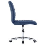 vidaXL Chaises à manger lot de 2 bleu tissu