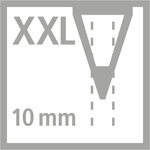 Crayon WOODY 3 en 1 Extra large Argent STABILO