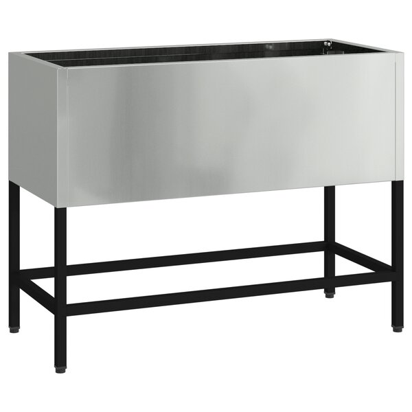 vidaXL Jardinière Élevée 60x26x45 cm Acier Galvanisé