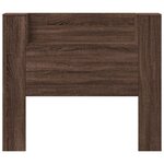 vidaXL Tête de lit Chêne brun 120 x 16 5 x 103 5 cm Bois d'ingénierie