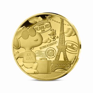 Snoopy Monnaie de 50€ Or 1/4 Oz
