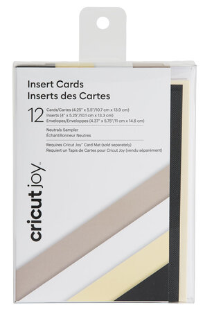 Cricut Joy : 12 Cartes avec Inserts et Enveloppes 10 7x13 9 cm