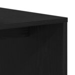 vidaXL Tables gigognes Chêne noir 100 x 48 x 40 cm Bois d'ingénierie