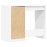 vidaXL Bureau Blanc 90x45x76 cm Bois d’ingénierie