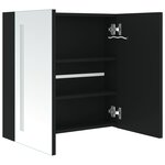vidaXL Armoire de salle de bain à miroir LED 62x14x60 cm