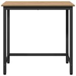 vidaXL table Chêne artisanal 100 x 50 x 76 5 cm