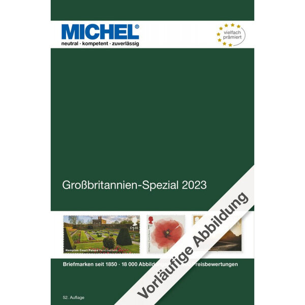 Catalogue Michel timbres de Grande Bretagne spécialisé 2022-2023.