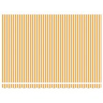 vidaXL Auvent rétractable électrique Jaune et blanc 4 5 × 3 m