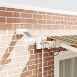 vidaXL Auvent Rétractable Vert et jaune 350 x 250 cm