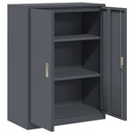 vidaXL Armoire de rangement Anthracite 80 x 40 x 105 cm Acier