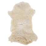 vidaXL Peau de mouton Crème (60-70)x(90-100) cm
