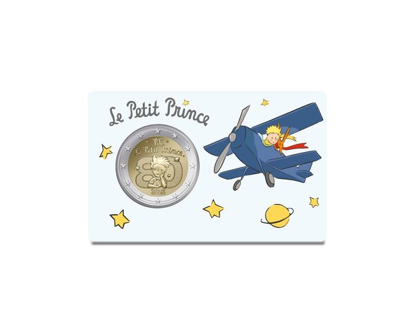Le Petit Prince - L'avion Monnaie de 2€ commémorative