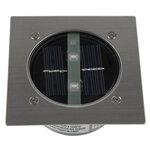 Ranex lampe solaire carrée 0 12 w argenté 5000.198