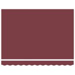 vidaXL Tissu de rechange pour store cadre 2.5x2 m Bordeaux