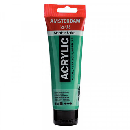 Peinture acrylique en tube - vert paul veronese - 120ml - amsterdam