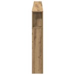 Tête de lit armoire chêne artisanal 220x18 5x104 5 cm