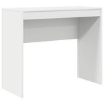 vidaXL Bureau Blanc 90 x 40 x 76 cm Bois d'ingénierie