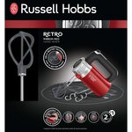 Russell hobbs mélangeur à main retro rouge 500 w