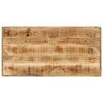 vidaXL Table de bar 110x55x107 cm bois massif de manguier et fer