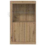 vidaXL Meuble d'appoint chêne artisanal 60 5 x 37 x 100 cm