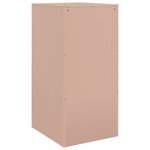 vidaXL Buffet rose 34 5x39x73 cm acier