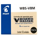 Recharge pour Marqueur V BOARD MASTER Noir x 12 PILOT