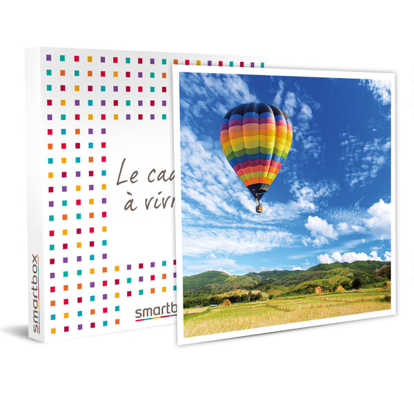 Vol en montgolfière pendant 1h en duo - smartbox - coffret cadeau sport & aventure
