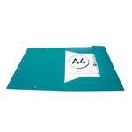Chemise À Élastiques 3 Rabats Pp Opak - A4 - Vert Foncé - X 50 - Exacompta