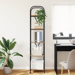 vidaXL Étagère chêne artisanal 40 x 30 x 183 cm Bois d'ingénierie
