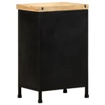 Vidaxl buffet 47x35x76 cm bois de manguier brut