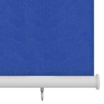 vidaXL Store roulant d'extérieur 60x140 cm Bleu PEHD