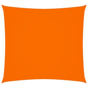 vidaXL Voile de parasol tissu oxford carré 4x4 m orange