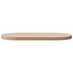 vidaXL Plateau de table 60x30x2 5 cm Bois massif Pin Ovale