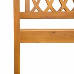 vidaXL Banc extérieur Naturel 110 x 55 5 x 90 cm Bois d'Acacia Massif