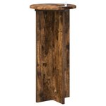 vidaXL Support de Plante 2 Pièces Chêne fumé 29 5 x 29 5 x 60 cm