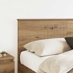 vidaXL Tête de lit Chêne artisanal 150 cm Bois d'ingénierie