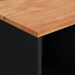 vidaXL Buffet avec 2 portes 80x33x75 cm bois massif d'acacia