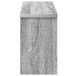 vidaXL Porte-manteau mural avec étagère Sonoma gris 50 x 16 x 26 cm