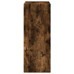 vidaXL Bibliothèque chêne fumé 60x30x77 cm bois d'ingénierie